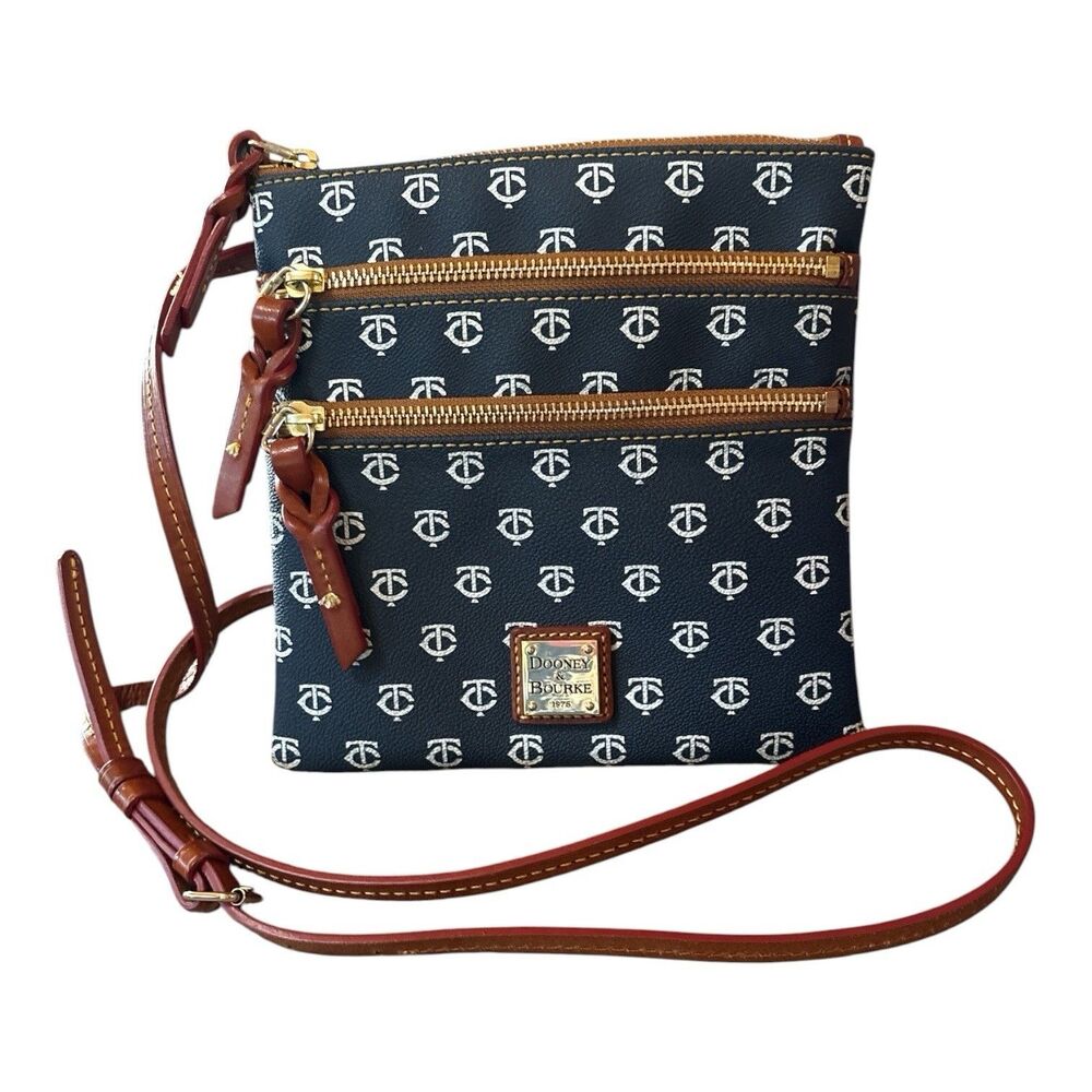 Dooney & Bourke MN TWINS Crossbody Bag Purse MLB Baseball Excellent Condition